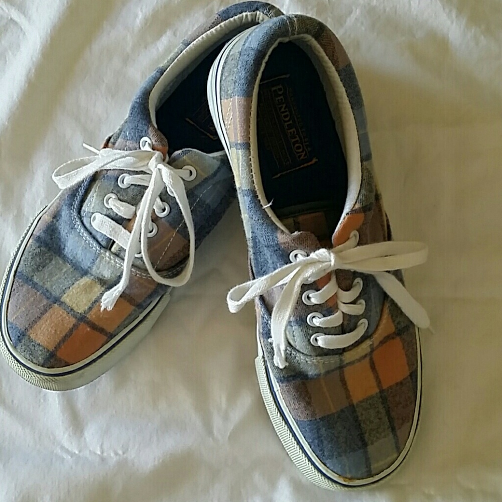 Vintage wool pendleton sneakers-simply delightful